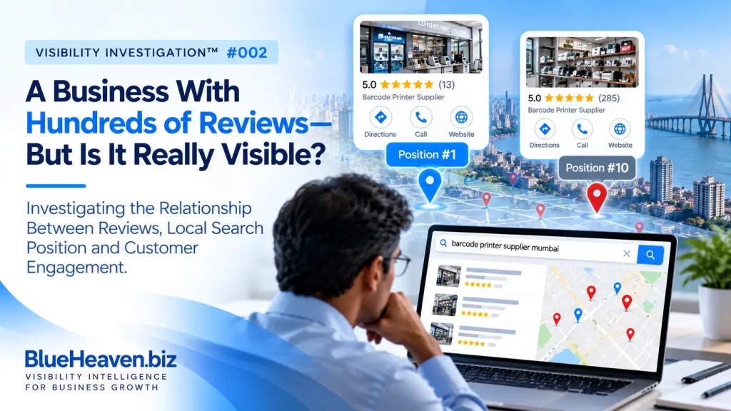 image showing Reviews, Visibility and Local Search_visibility_intelligence_002